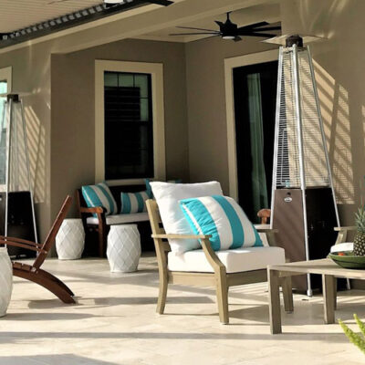 beautiful outdoor living space