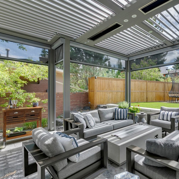 outdoor living space