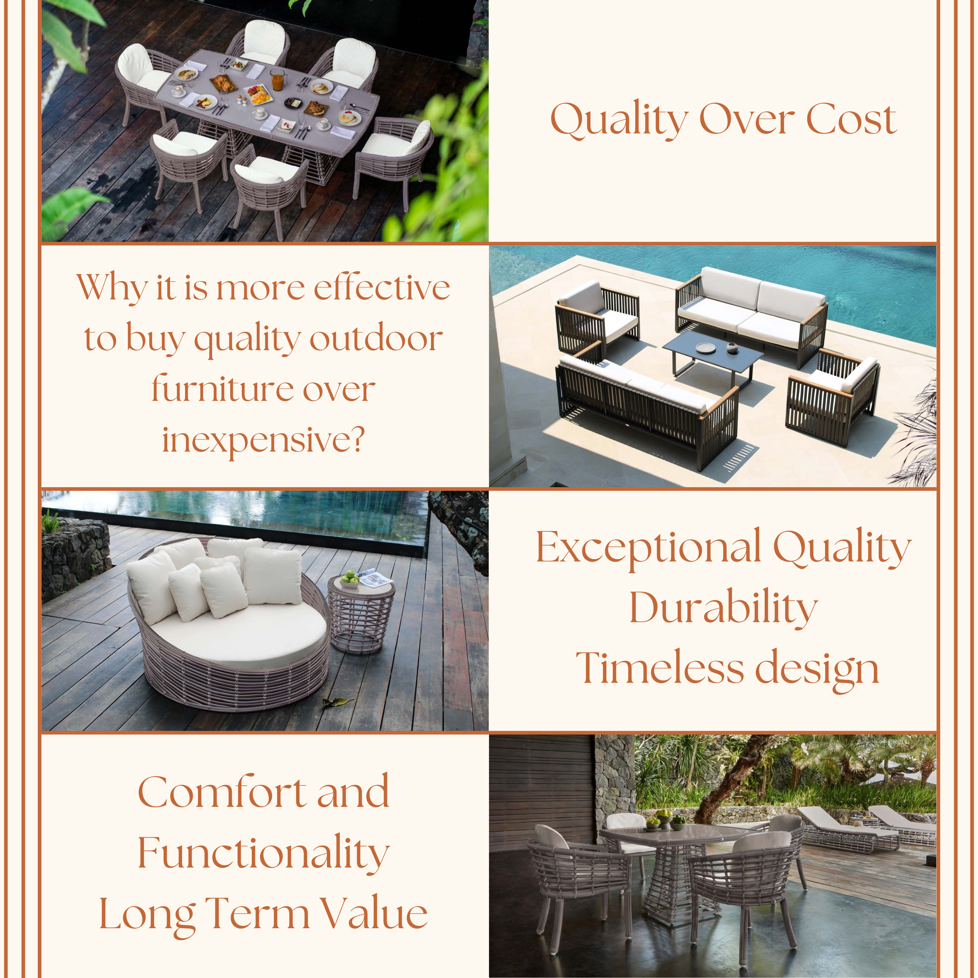 Featured image for “Quality Over Cost – The Value in Outdoor Furniture”