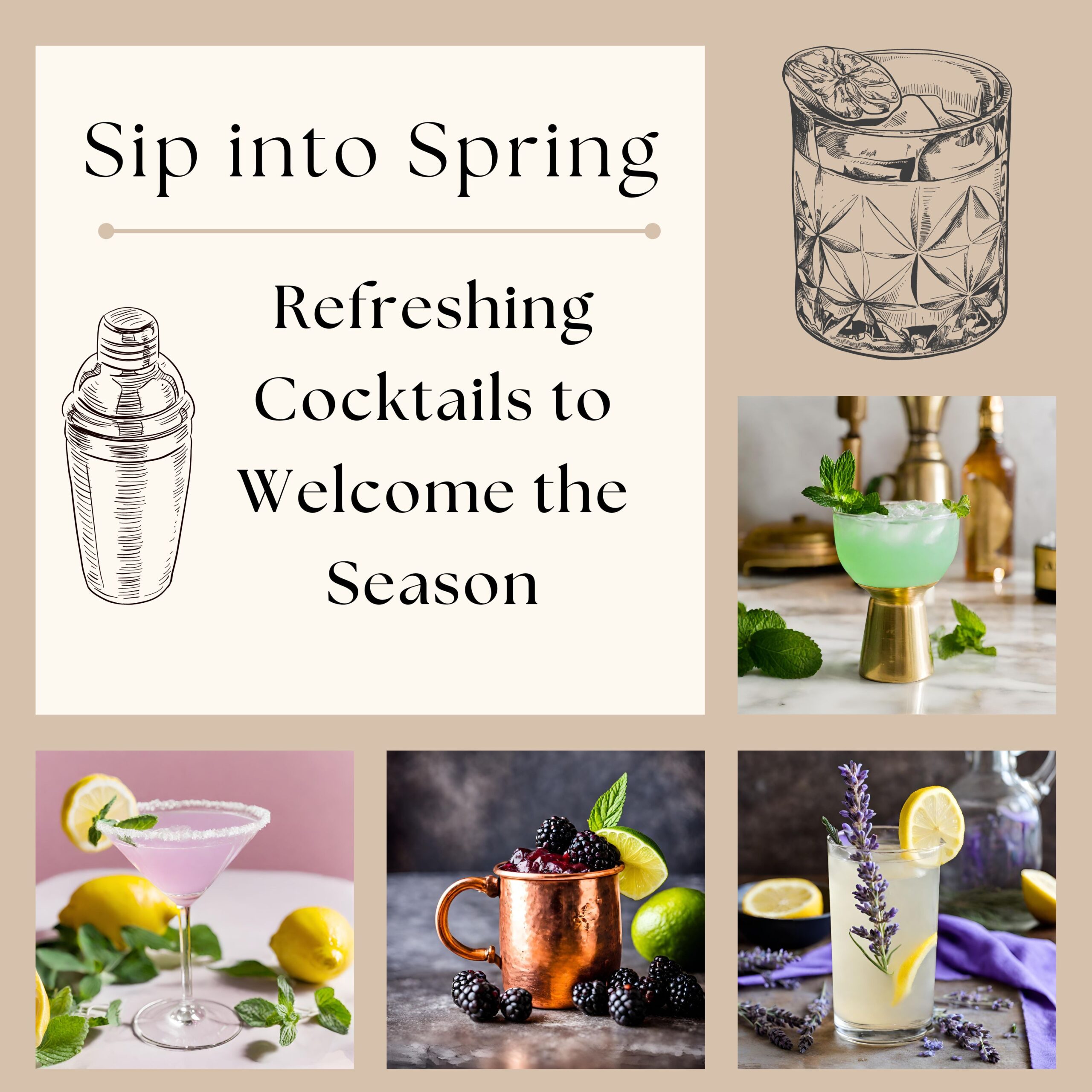 Featured image for “Sip into Spring: Refreshing Cocktail to Welcome the Season”